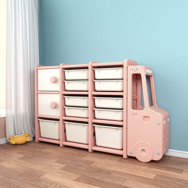 Best Kids Toy Storage Rack - Large Toy Organizer Cabinet for Playroom & Nursery | Durable Toy Shelf for Easy Organization & Cleanup | Perfect for Home, Daycare & Preschool