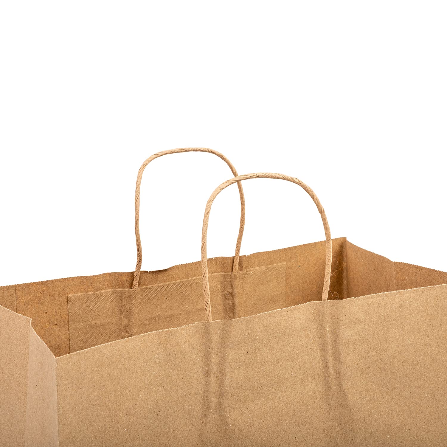 Eco-Friendly Kraft Paper Bags with Twisted Handles - 250 Pack Recyclable Brown Grocery Bags for Shopping, Takeout & Retail - Durable 13x7x13 Inch Sustainable Packaging for Stores, Restaurants & Farmers Markets