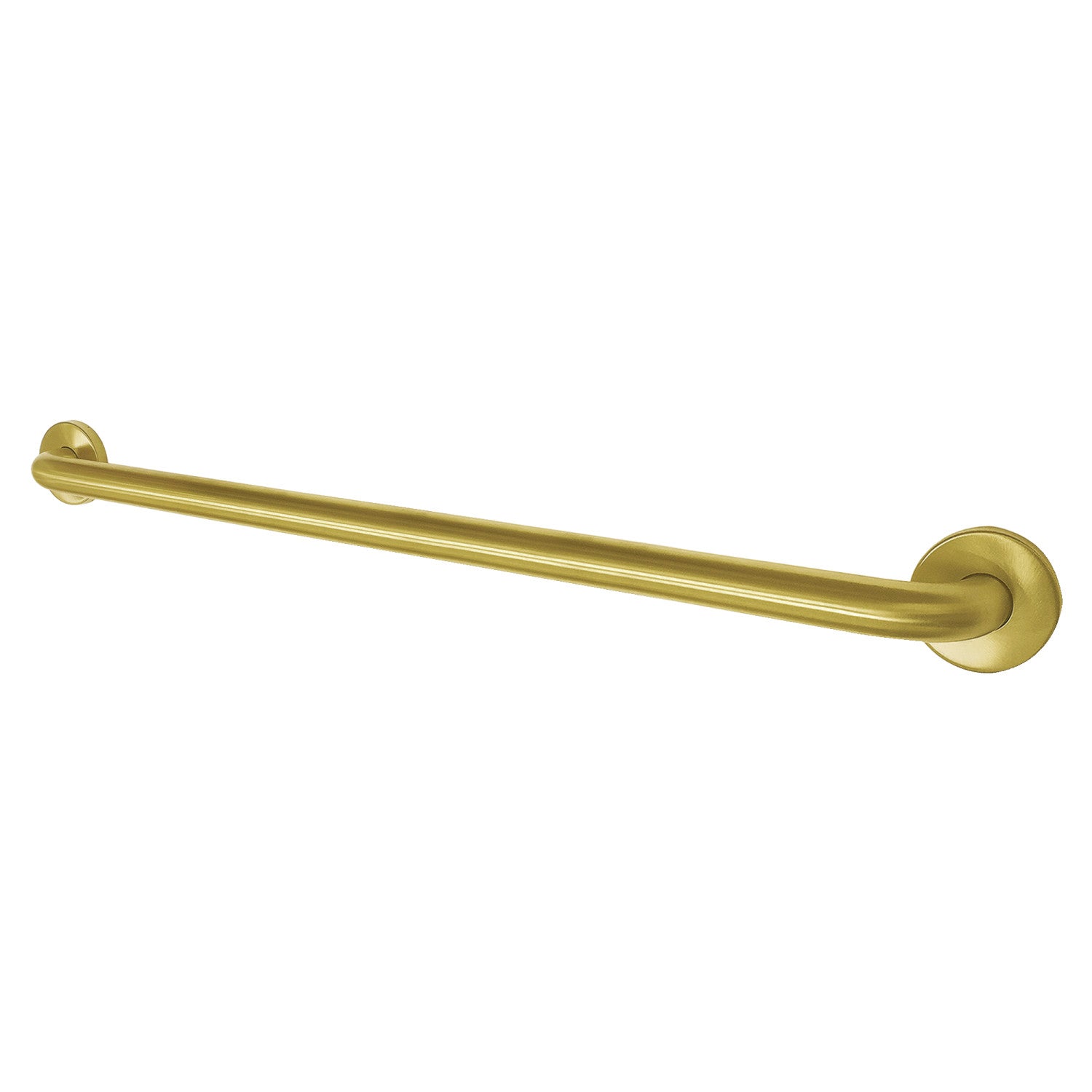 Americana Thrive In Place DR114307 30-Inch Stainless Steel Grab Bar, 1 1/4-Inch O.D. Brushed Brass - Bathroom Safety Handle for Seniors & ADA Compliance, Perfect for Showers & Bathtubs