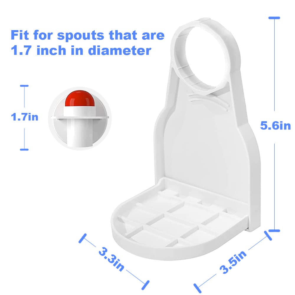 2 Pack Laundry Detergent Cup Holder - Universal Fit for Most Economy Size Bottles, No Leak Design for Organized Laundry Room - Perfect for Laundry Day, Washing Machines, and Detergent Storage