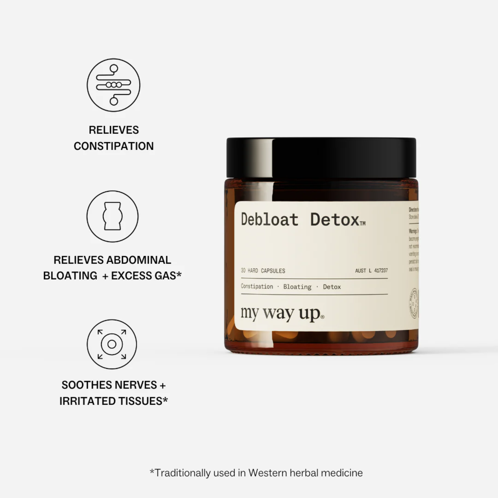 Debloat Detox Tea for Weight Loss & Bloating Relief - Natural Herbal Detox Tea for Digestion & Gut Health - Perfect for Post-Meal Comfort & Wellness Routine