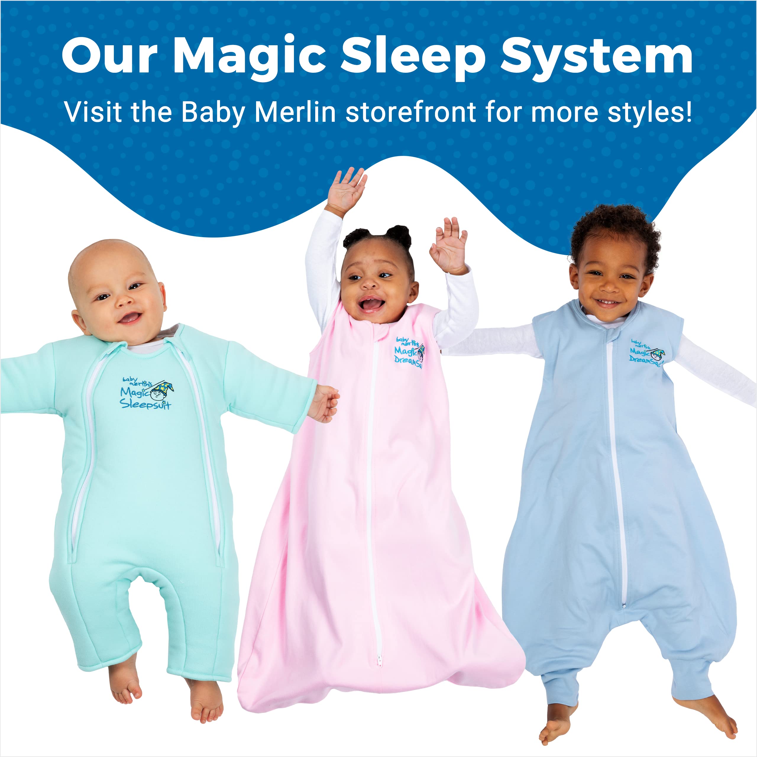 Baby Merlin's Magic Sleepsuit | 100% Cotton Transition Swaddle for Infants 6-9 Months | Soft Sage Green Sleepwear | Perfect for Helping Babies Transition from Swaddle to Sleep Sack