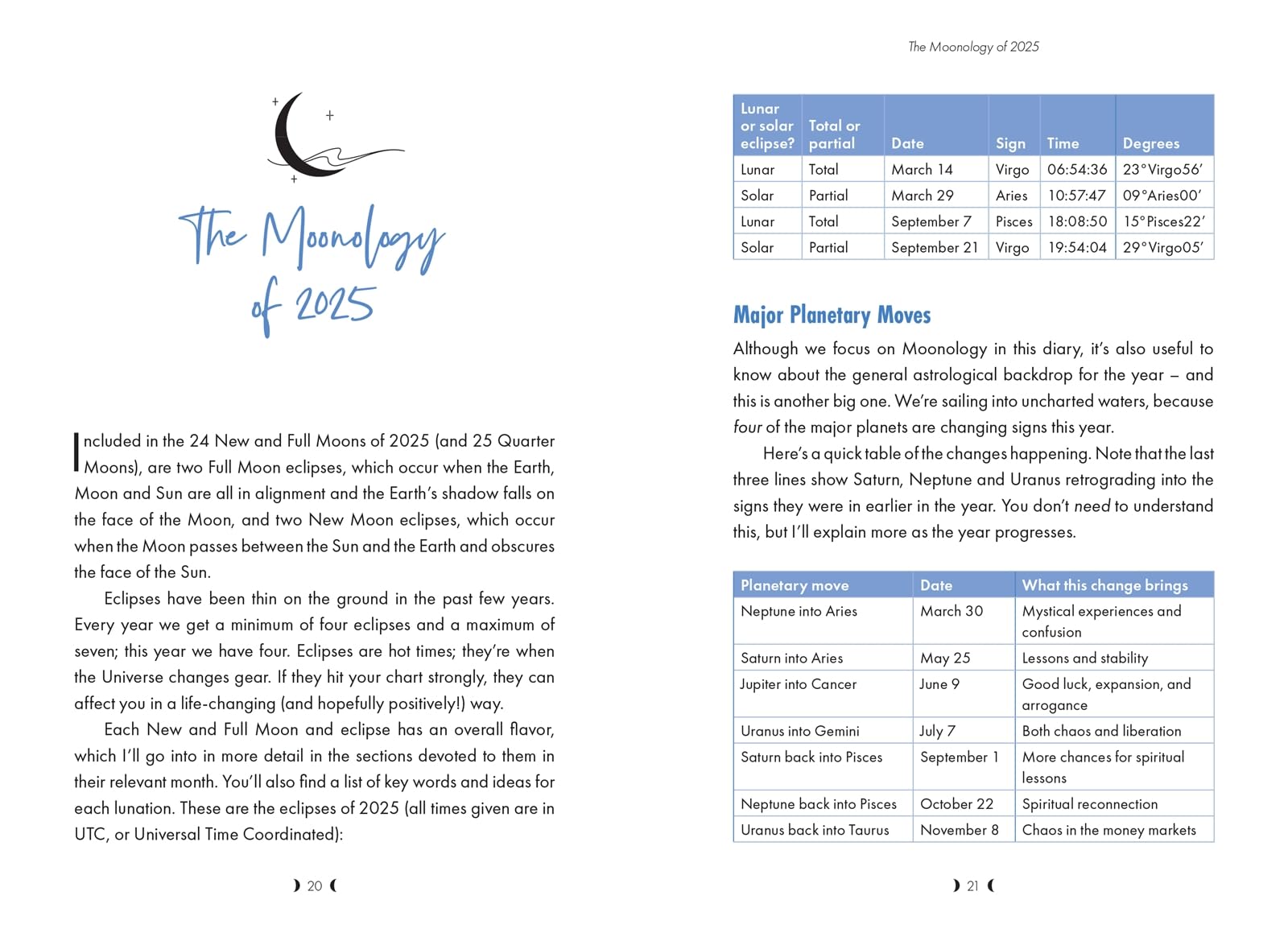 Moonology™ Diary 2025 - Lunar Planner & Astrology Journal for Manifestation, Goal Setting & Moon Phases Tracking | Perfect for Spiritual Growth, Self-Care & Witchcraft Practices