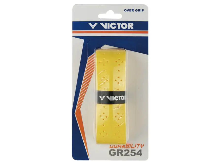 Victor GR254 Tennis Overgrip - Premium Cushioning & Sweat Absorption for Enhanced Grip & Comfort - Perfect for Tennis, Badminton & Racquet Sports Players
