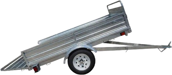 Heavy Duty DK2 MMT5X7G Utility Trailer Kit - 1639 lb Capacity, 4.5ft x 7.5ft Extendable to 12ft Bed, Galvanized Steel Construction - Perfect for Hauling ATVs, Motorcycles, Lawn Equipment & Construction Materials