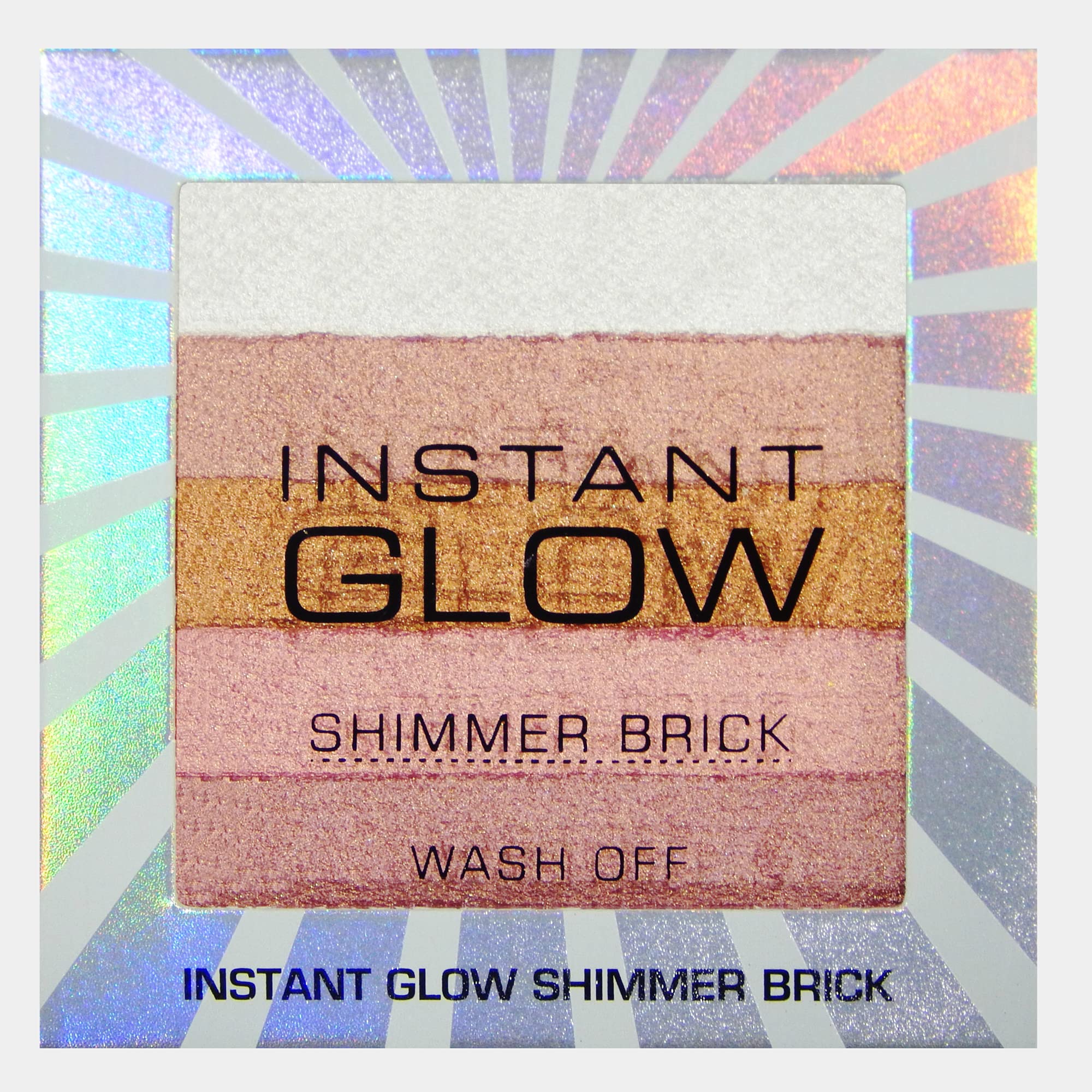 VARS London Instant Glow Shimmer Blusher Bronzer Face Brick Highlighter Palette - Combo Pack for Highlighting & Illuminating - Perfect for Contouring, Everyday Makeup & Special Occasions