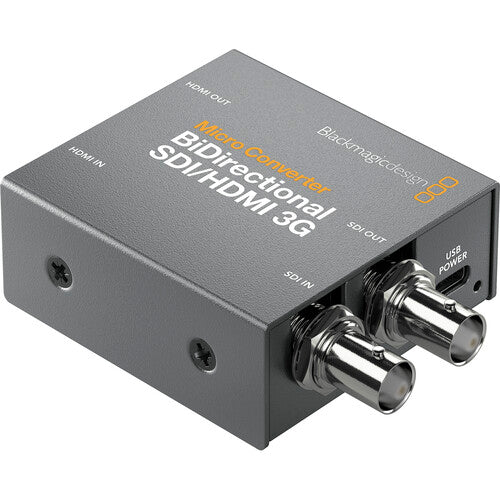 Blackmagic Design Micro Converter Bi-Directional SDI to HDMI 3G - Professional Video Converter for Live Streaming & Broadcast Studio Setup