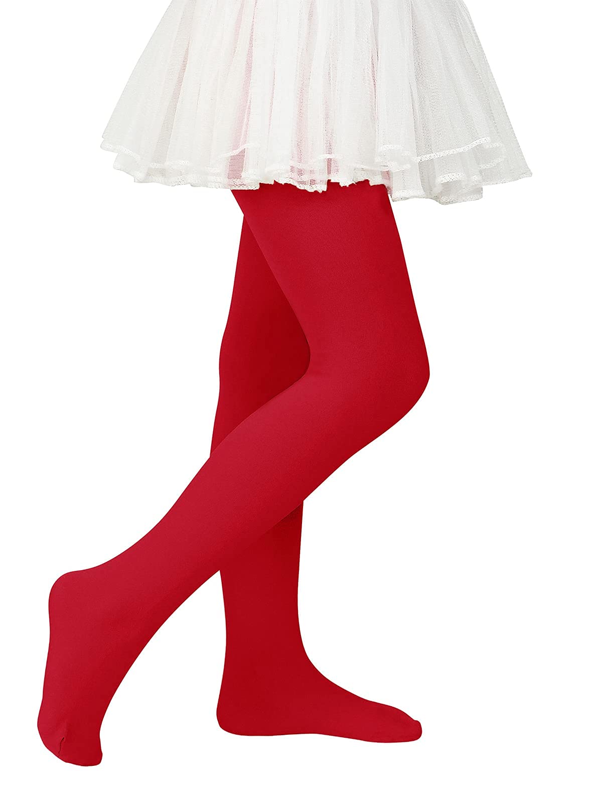 Century Star Girls Ballet Tights - Ultra Soft Footed Dance Leggings with Super Elasticity for Ballet Class, Recital & School Uniform (Perfect for Dance Practice, Performances & Everyday Wear)