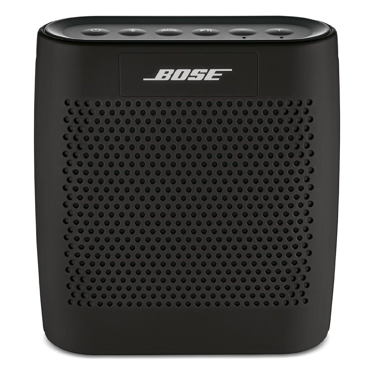 Bose SoundLink Color Bluetooth Speaker - Portable Wireless Speaker with Rich Bass, 8 Hours Playtime, Water Resistant - Perfect for Outdoor, Travel, Beach & Home Use (Black)