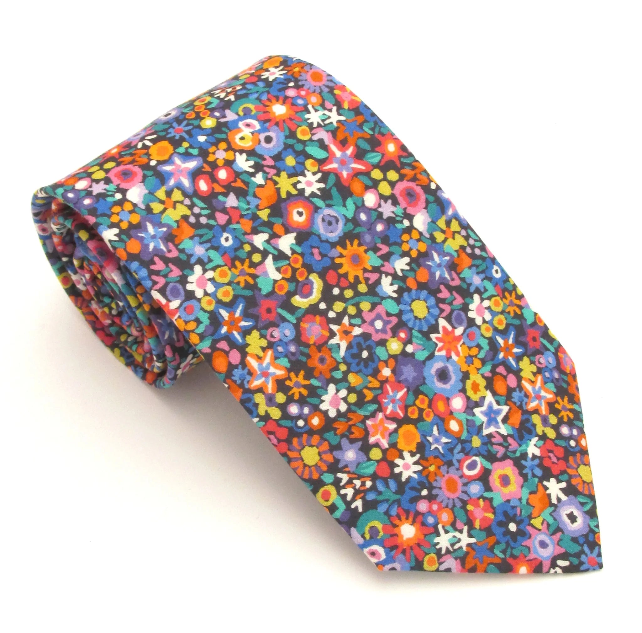 Premium Cotton Tie for Men - Handmade with Liberty Fabric - Perfect for Weddings, Business & Formal Events