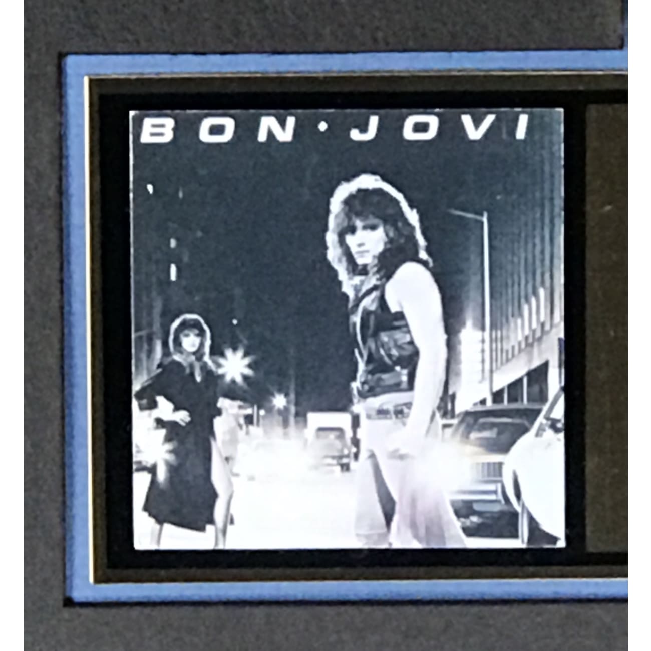 Bon Jovi Debut RIAA Gold Album Award - Certified Music Collectible for Fans & Memorabilia Enthusiasts - Perfect for Display in Music Rooms, Theaters & Fan Collections