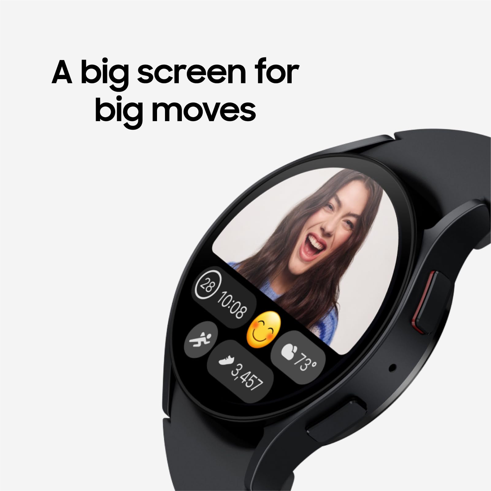 SAMSUNG Galaxy Watch 6 44mm Bluetooth Smartwatch with Fitness Tracker, Heart Rate Monitor, Sleep Tracking, BIA Sensor - US Version (Renewed, Graphite) - Perfect for Workouts, Running & Daily Health Monitoring