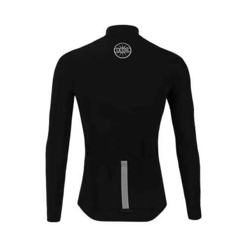 Men's Aqua Zero Long Sleeve Cycling Jersey - Breathable Moisture-Wicking Bike Shirt with Rear Pockets | Water Resistant & Zip Closure | Sizes XS-3XL | Perfect for Road Biking, Mountain Cycling & Outdoor Sports
