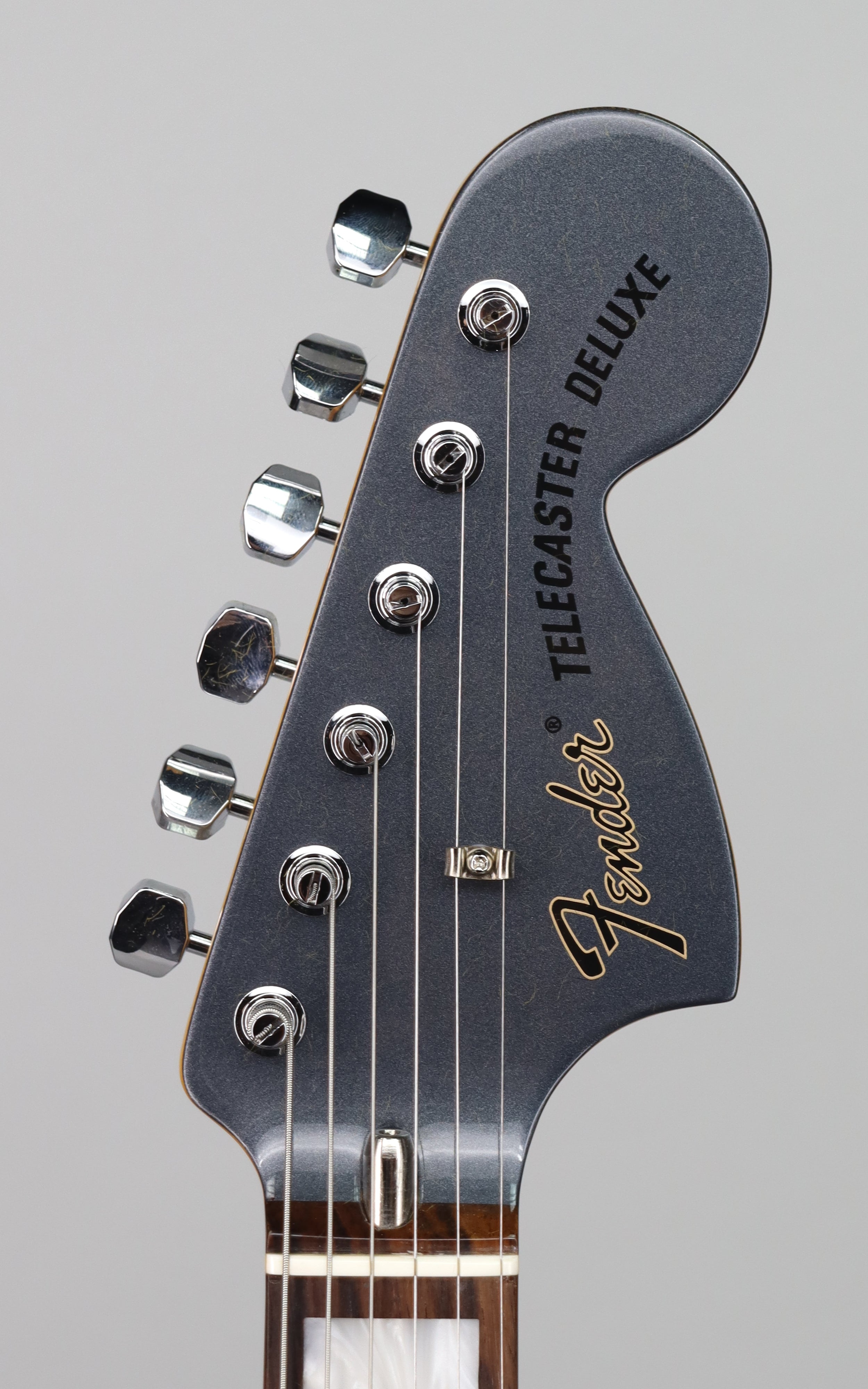 Fender Chris Shiflett Cleaver Telecaster Deluxe Electric Guitar - Charcoal Frost Metallic Finish | Perfect for Rock, Blues & Stage Performances