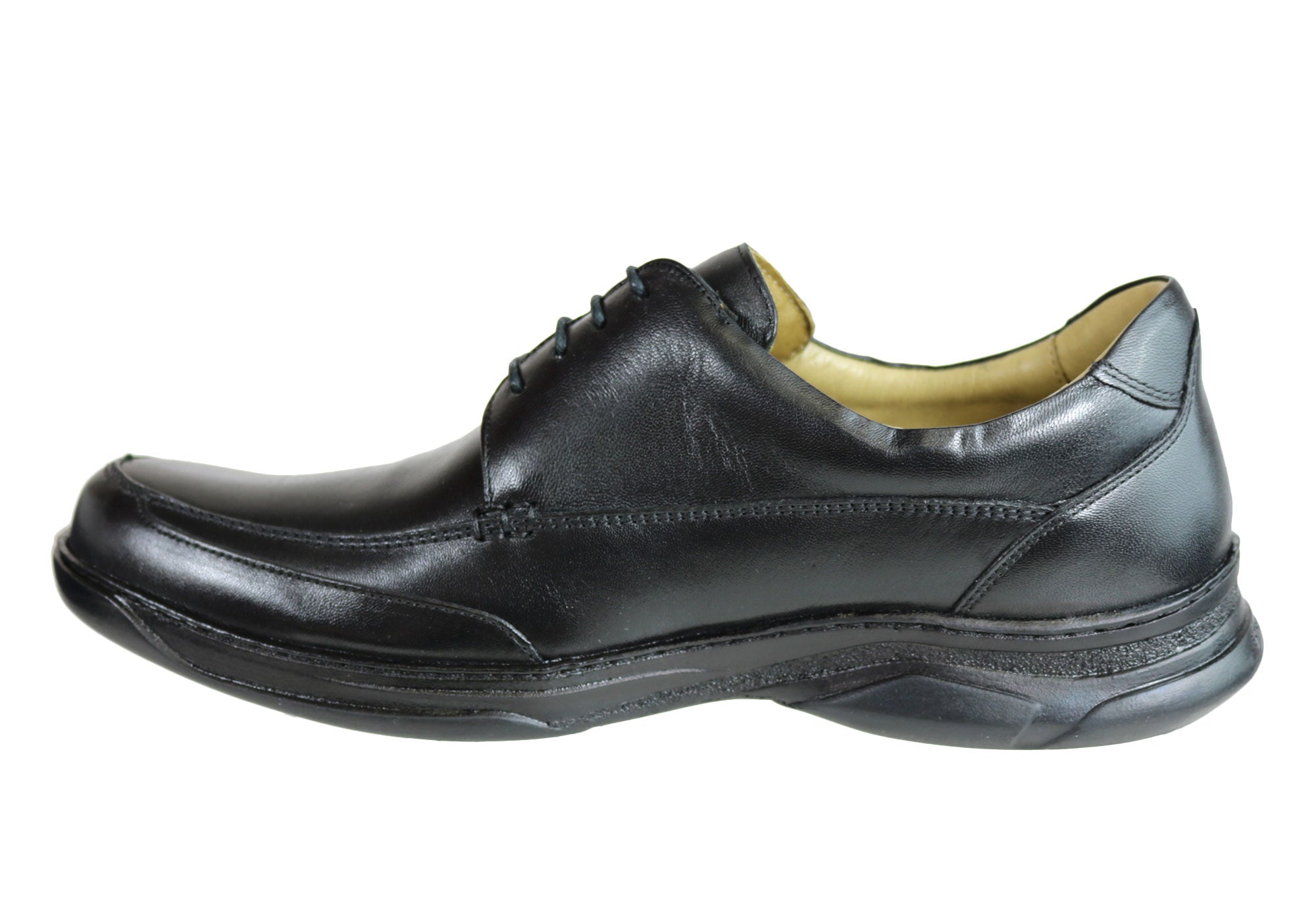 Savelli Angus Men's Comfortable Leather Lace-Up Dress Shoes - Handcrafted in Brazil - Perfect for Business, Office & Formal Occasions