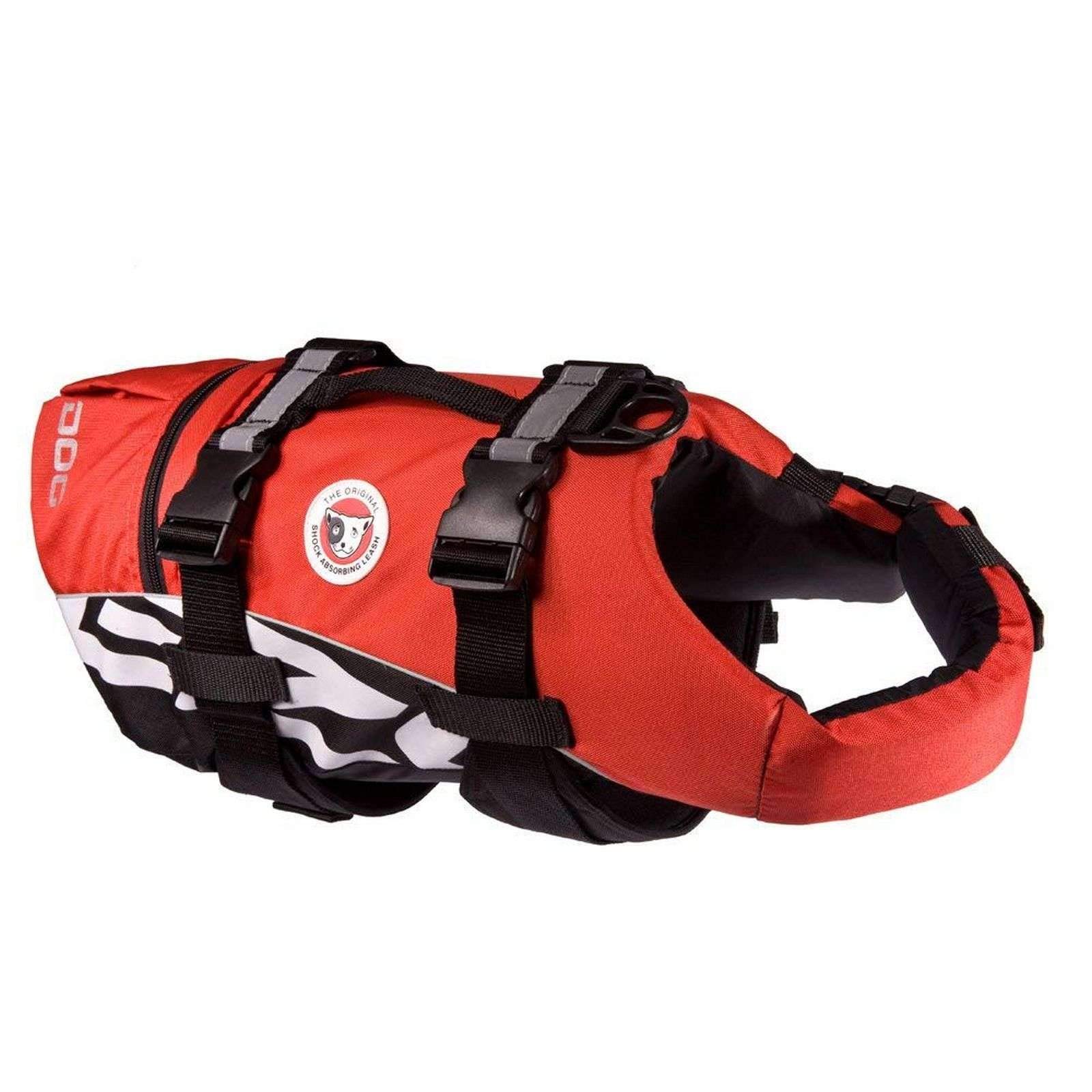 EzyDog DFD Dog Life Jacket - High Buoyancy Pet Safety Vest for Boating, Paddle Boarding & Swimming | Small, Medium & XS Sizes | Red Color for Puppies & Dogs | Perfect for Water Activities & Outdoor Adventures