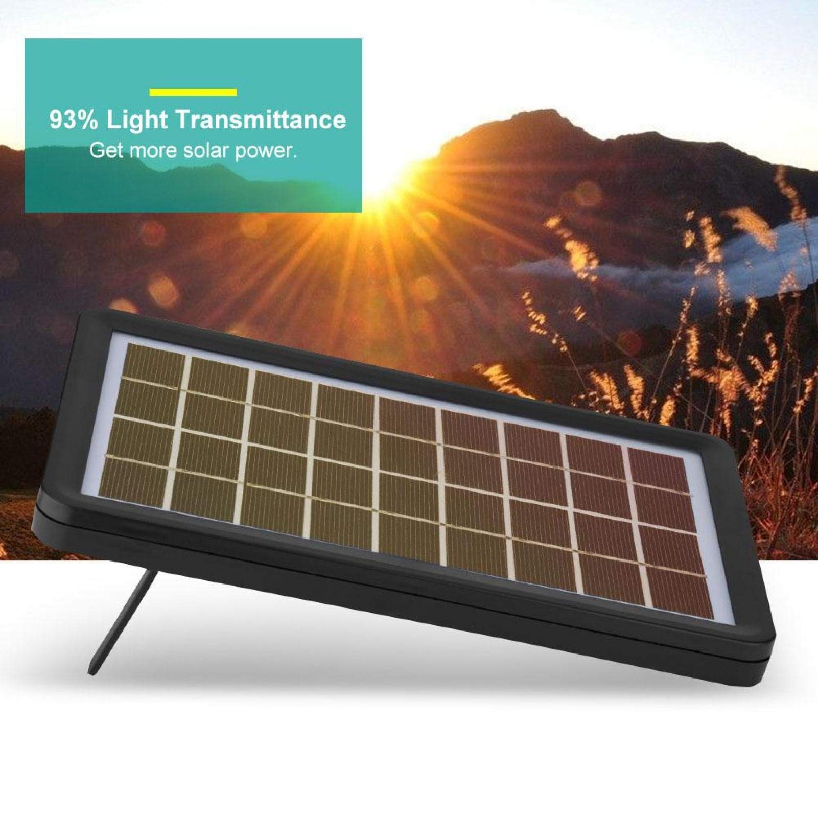 High-Efficiency 9V 3W Polycrystalline Solar Panel - 93% Light Transmittance for Battery Charging, Marine & RV Use | CiciGlow Solar Board for Boats, Camping & Outdoor Power Supply