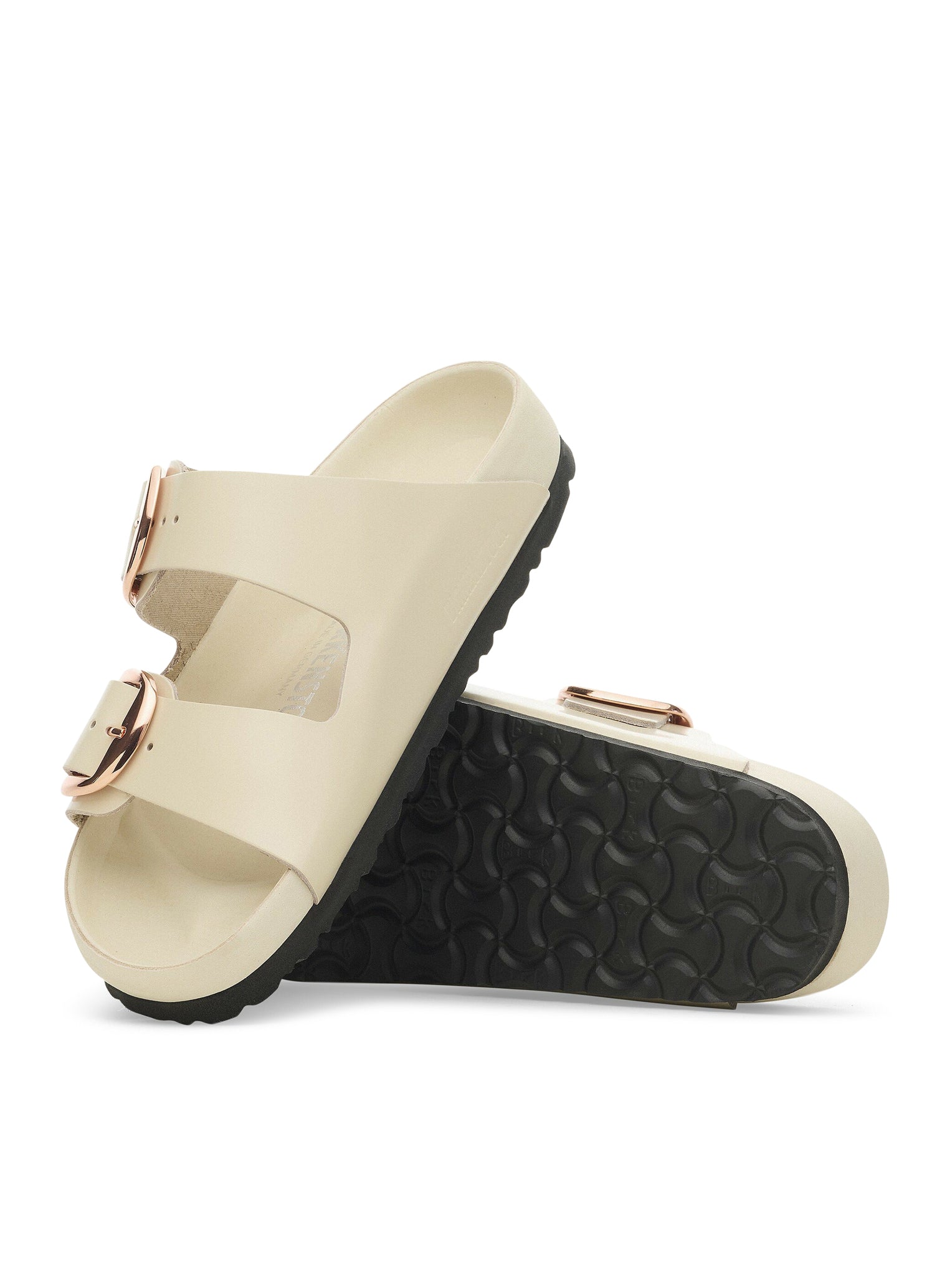 ARIZONA BIG BUCKLE Leather Sandals for Women - Comfortable Slide Sandals with Adjustable Buckle | Perfect for Beach, Vacation & Summer Outfits