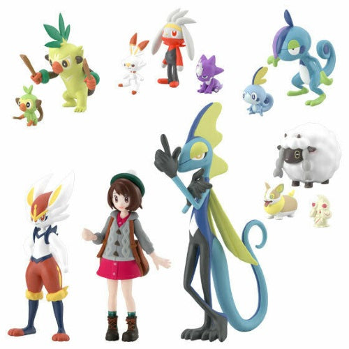 Pokemon Scale World 1/20 Galar Region Vol. 01 Bandai Mini Figure - Collectible Action Figures for Display & Gaming Scenes