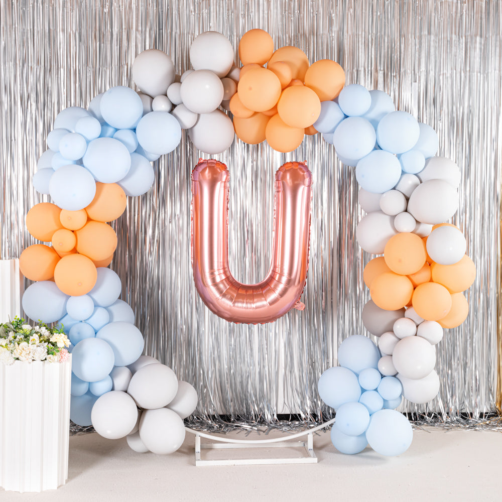 Balloonify Rose Gold Mylar Letter U Balloon - 40