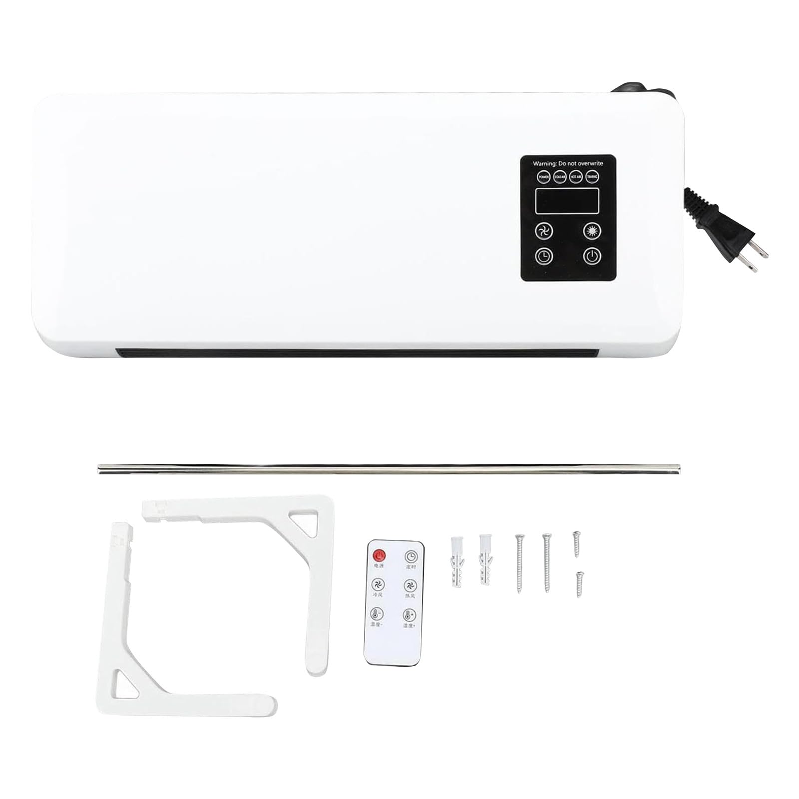 2024 New 2-in-1 Portable Mini Smart Air Conditioner & Heater - Remote Control, Wall Mountable, for Home & Office Use (White) | Compact Cooling & Heating Solution for Small Rooms, Bedrooms, and Workspaces