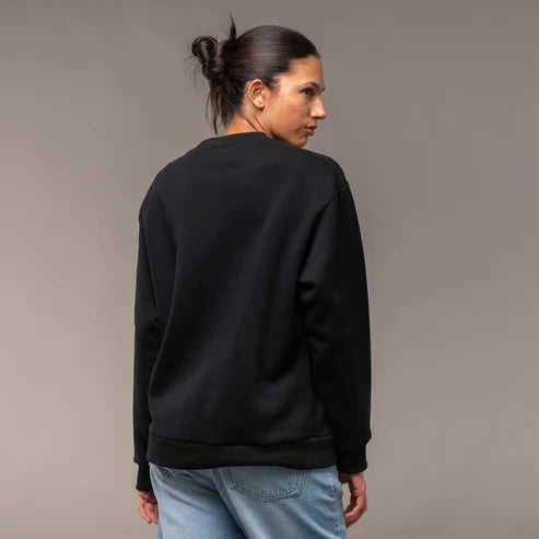 Unisex Vulk Billboard Crew Neck Sweatshirt - Black | Comfortable & Stylish Pullover for Casual Wear, Street Fashion & Everyday Outfits
