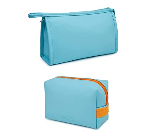 1. Makeup Pouch - Set of 2 - Light Blue