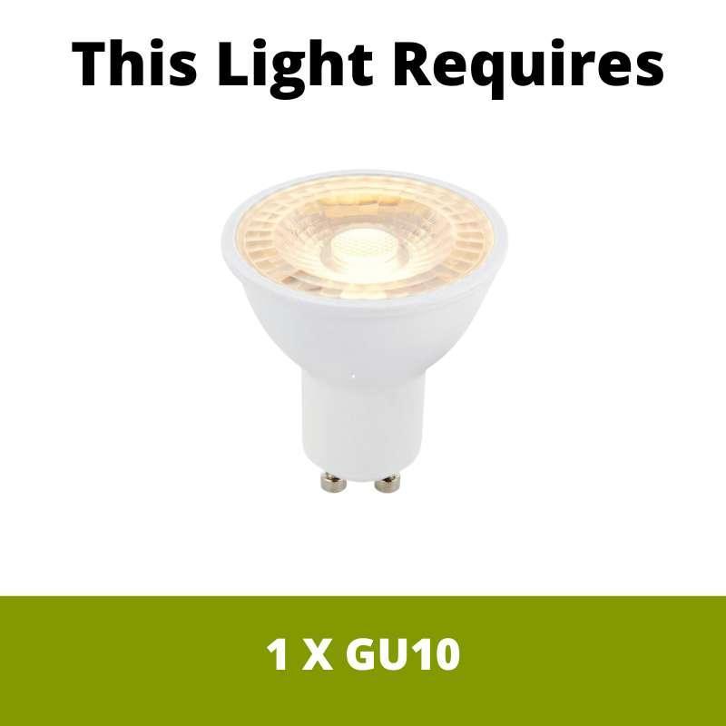 Eglo Areitio Set of 3 Round Aluminum Recessed Downlights - Modern LED Ceiling Lights for Kitchen, Living Room & Bedroom Lighting