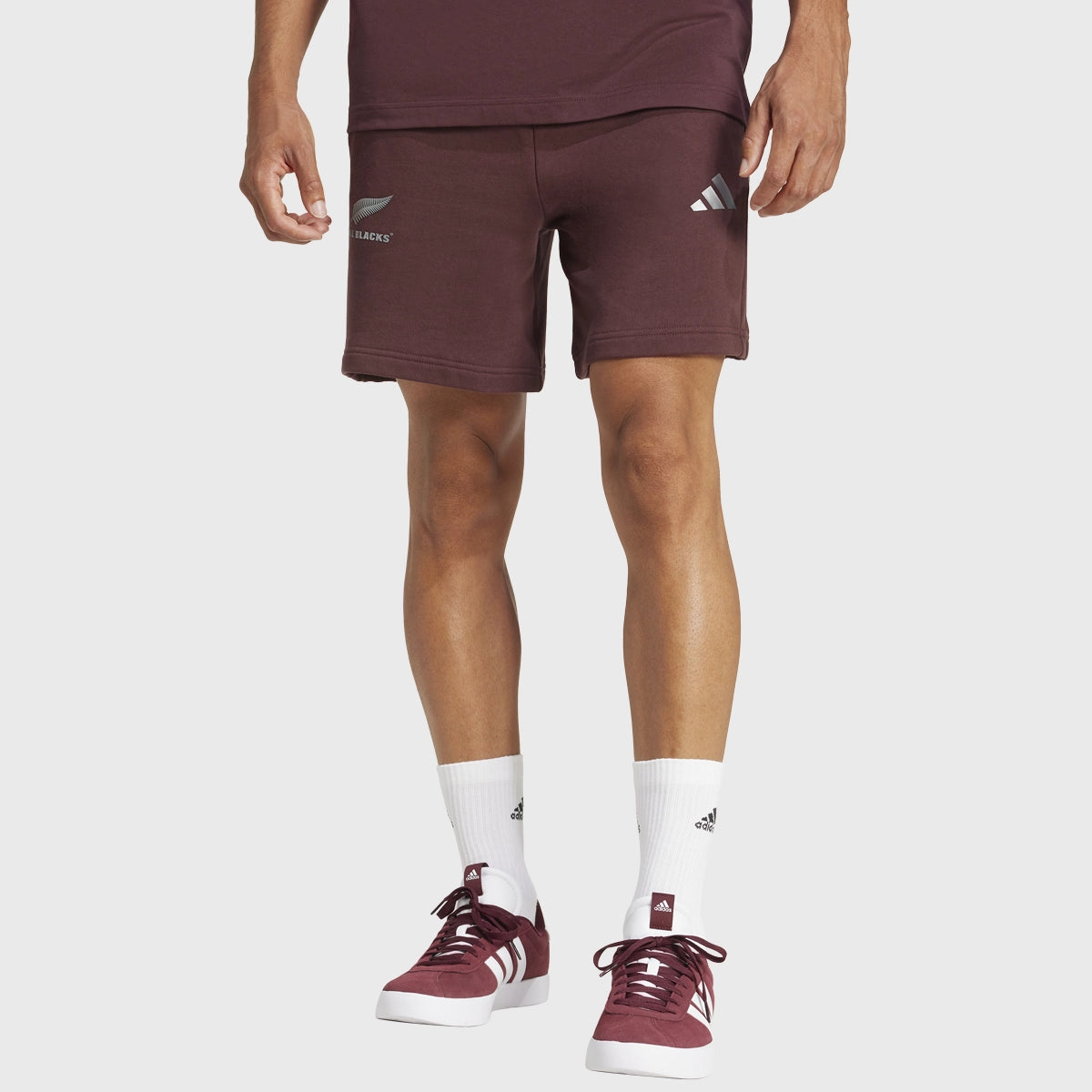 Adidas All Blacks Cotton Shorts for Men - Aurora Ruby Red - Comfortable Athletic Shorts for Running, Gym, and Casual Wear