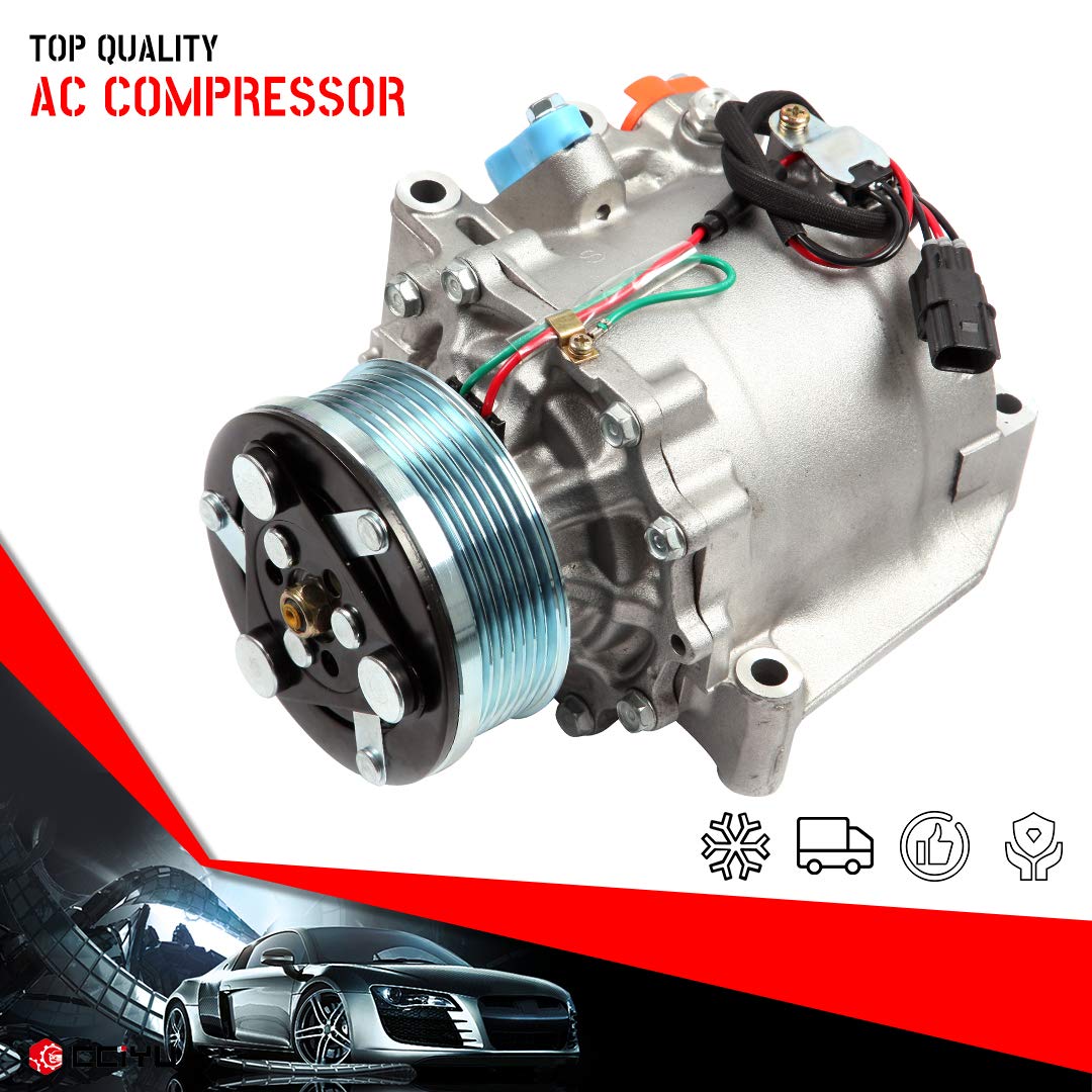 CCiYu Replacement Air Conditioner Compressor for Honda Civic 2006-2015 - High Performance AC Compressor for Cool Driving in Summer