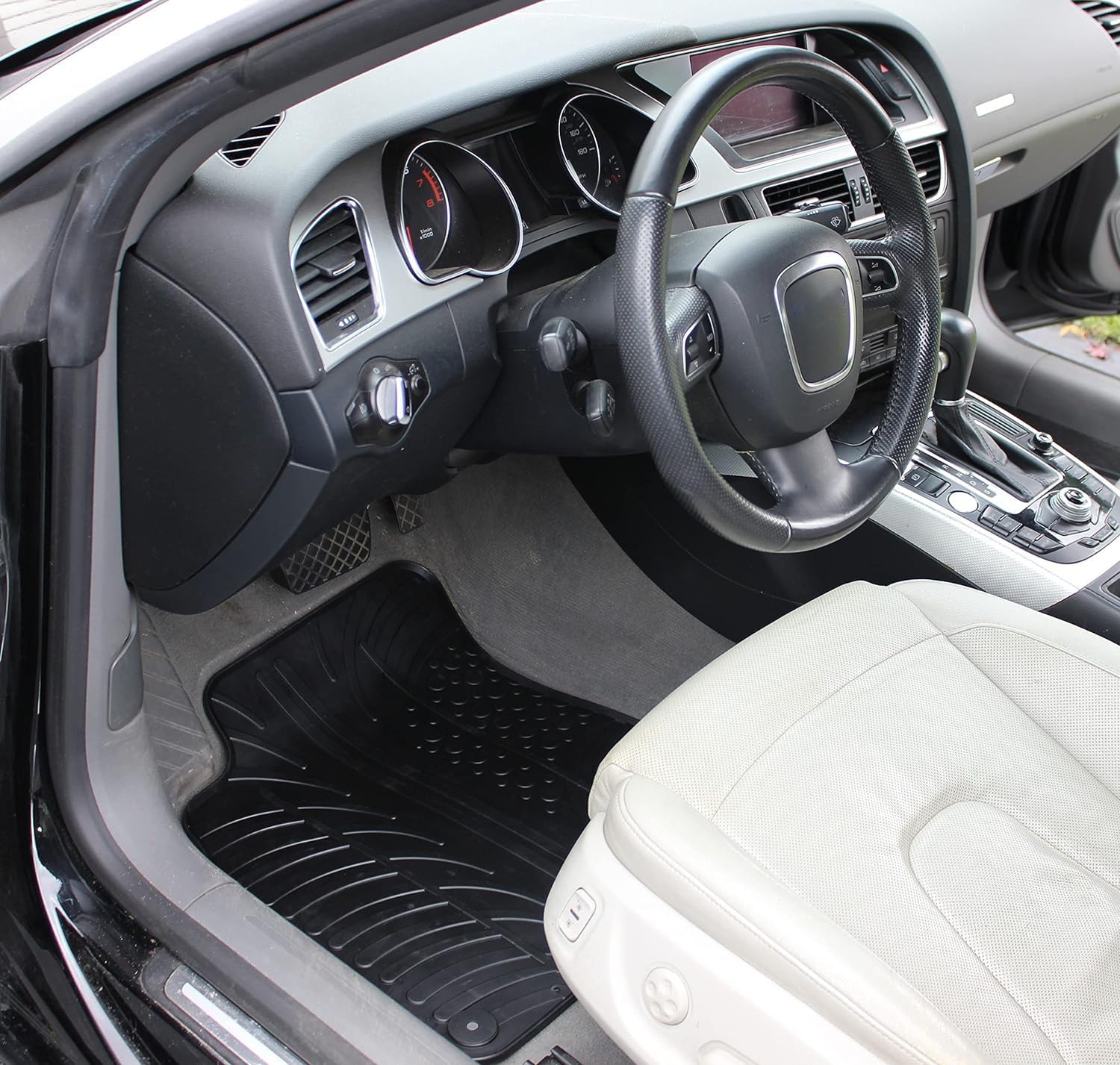 Premium Custom Fit Floor Mats for Audi A3 Sedan/Sportback (8V) 2015-2020 - All-Weather Protection & Perfect Fit - Ideal for Daily Commute, Road Trips & Car Protection