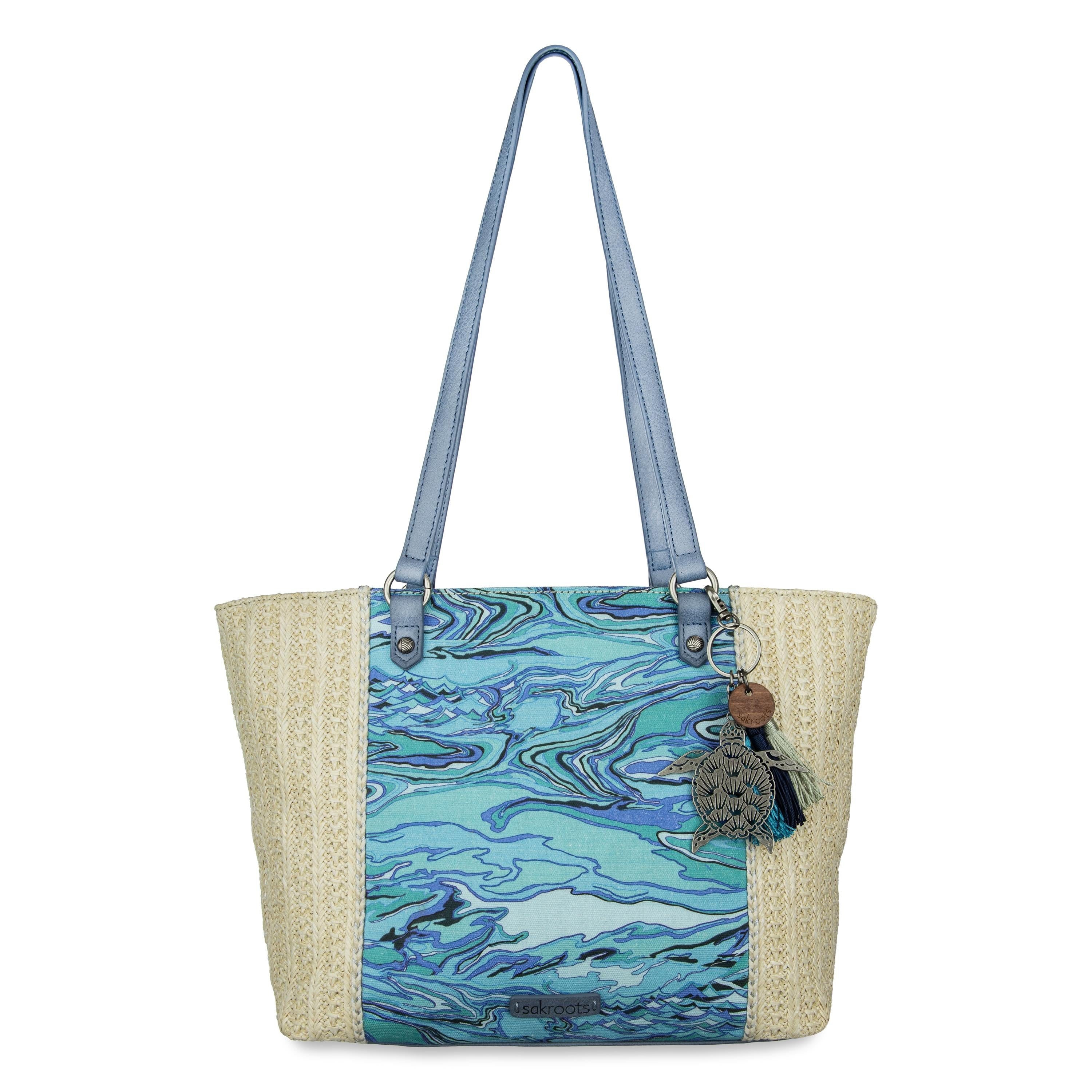 Stylish Metro Tote Straw Bag - Eco-Friendly Beach Tote for Women | Perfect for Summer Vacations, Pool Parties & Tropical Getaways