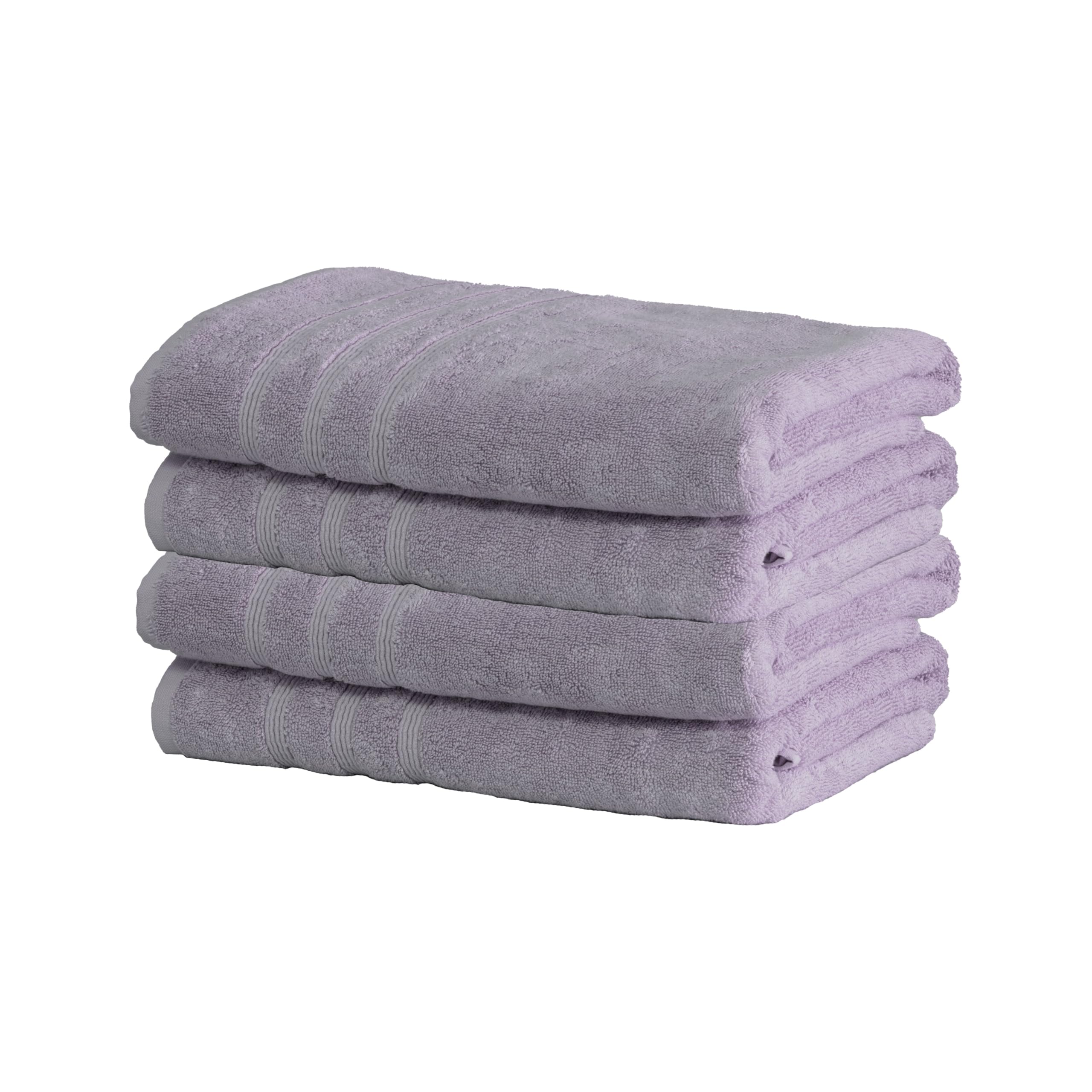Mosobam Luxury Turkish Bath Towels Set of 4 - 30x58 Inches Oversized 700 GSM - Bamboo Viscose & Aegean Turkish Combed Cotton - Soft & Absorbent for Spa, Bathroom, and Beach Use