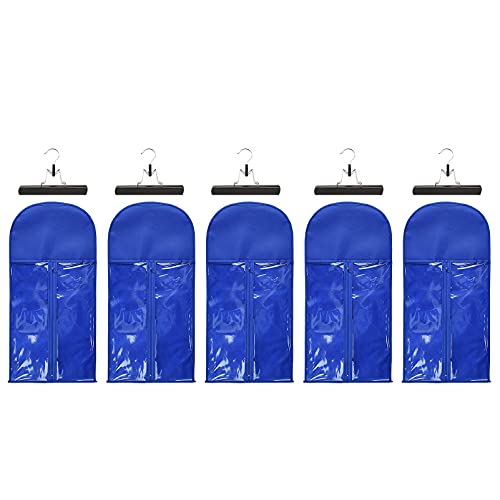 Dark Blue Wig Bags+Black Hangers