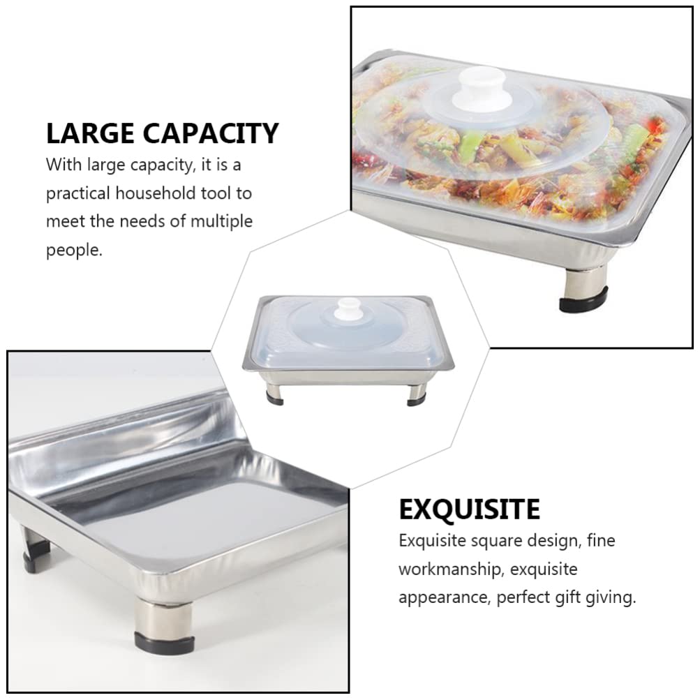 UPKOCH 4QT Stainless Steel Chafing Dish - Foldable Buffet Set for Catering, Weddings & Parties