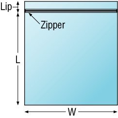 1000 Pack 3x4 Inch Clear Polypropylene Bags with 1 Inch Header & Resealable Bottom - 1.6 Mil Thick for Snacks, Candy, Crafts, Jewelry & Small Parts Storage - High Clarity Plastic Bags for Retail & Packaging