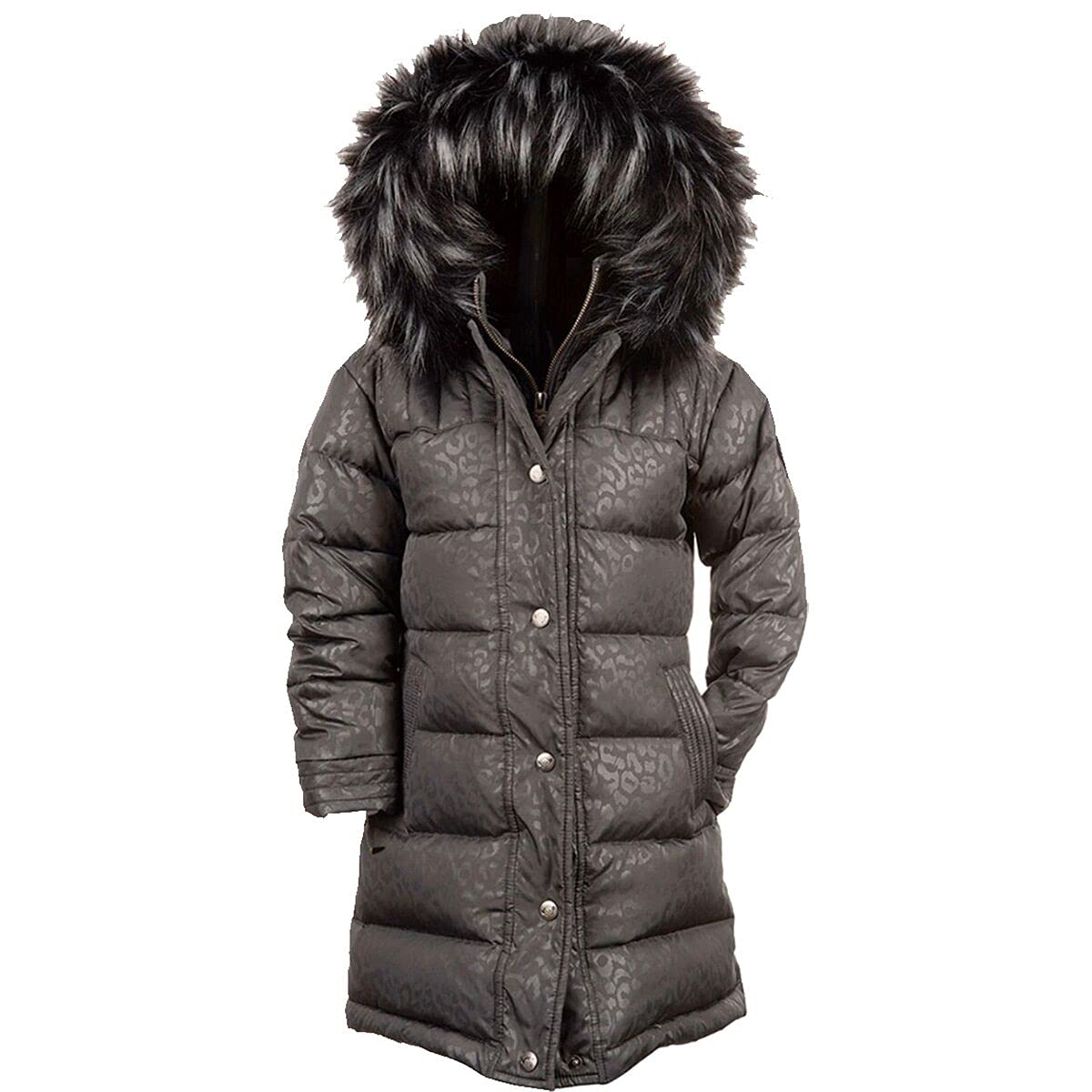 Appaman Kids Girl's Long Down Hooded Puffer Coat - Warm Winter Jacket for Toddler, Little & Big Kids | Waterproof, Lightweight & Insulated for Snow Play, School & Outdoor Activities