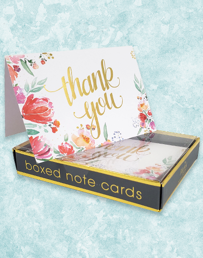Elegant Fragrant Thank You Cards with Real Pressed Flowers - Perfect for Weddings, Birthdays & Appreciation Gifts