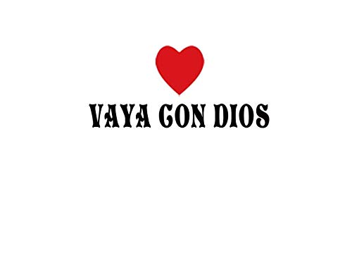 VAYA CON DIOS Decal Sticker - Waterproof Vinyl Car, Laptop, Wall Decoration - Perfect for Vehicles, Electronics & Home Decor
