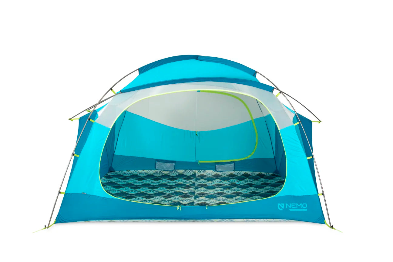 Aurora 6P High-Rise Camping Tent - 6 Person Waterproof Family Dome Tent with Rainfly - Perfect for Backpacking, Hiking & Outdoor Adventures