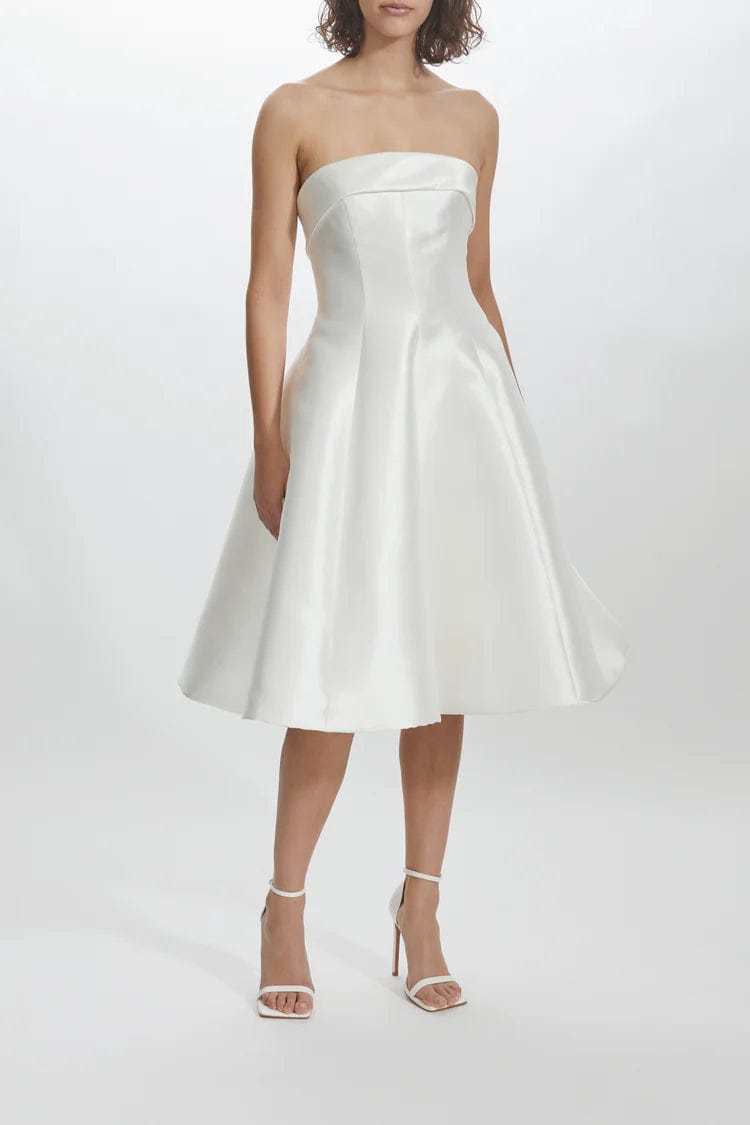 Amsale LW208 Women's Wedding Dress Size 10 - Elegant Lace Gown for Brides, Bridal Shower & Formal Occasions