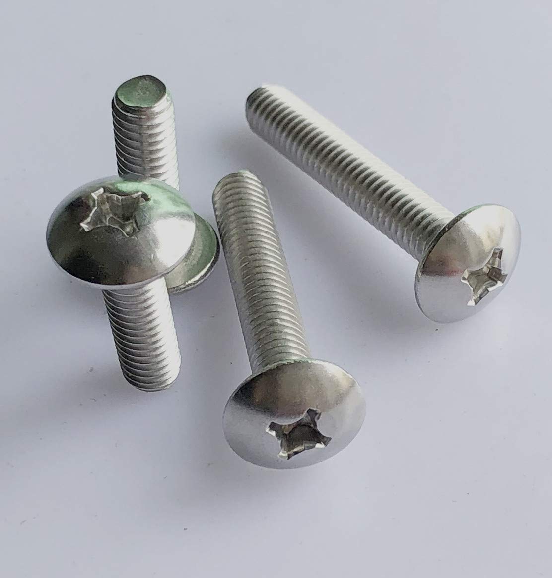 18-8 Stainless Steel Drawer Knobs Pull Handle Screws - 50pcs for Furniture DIY