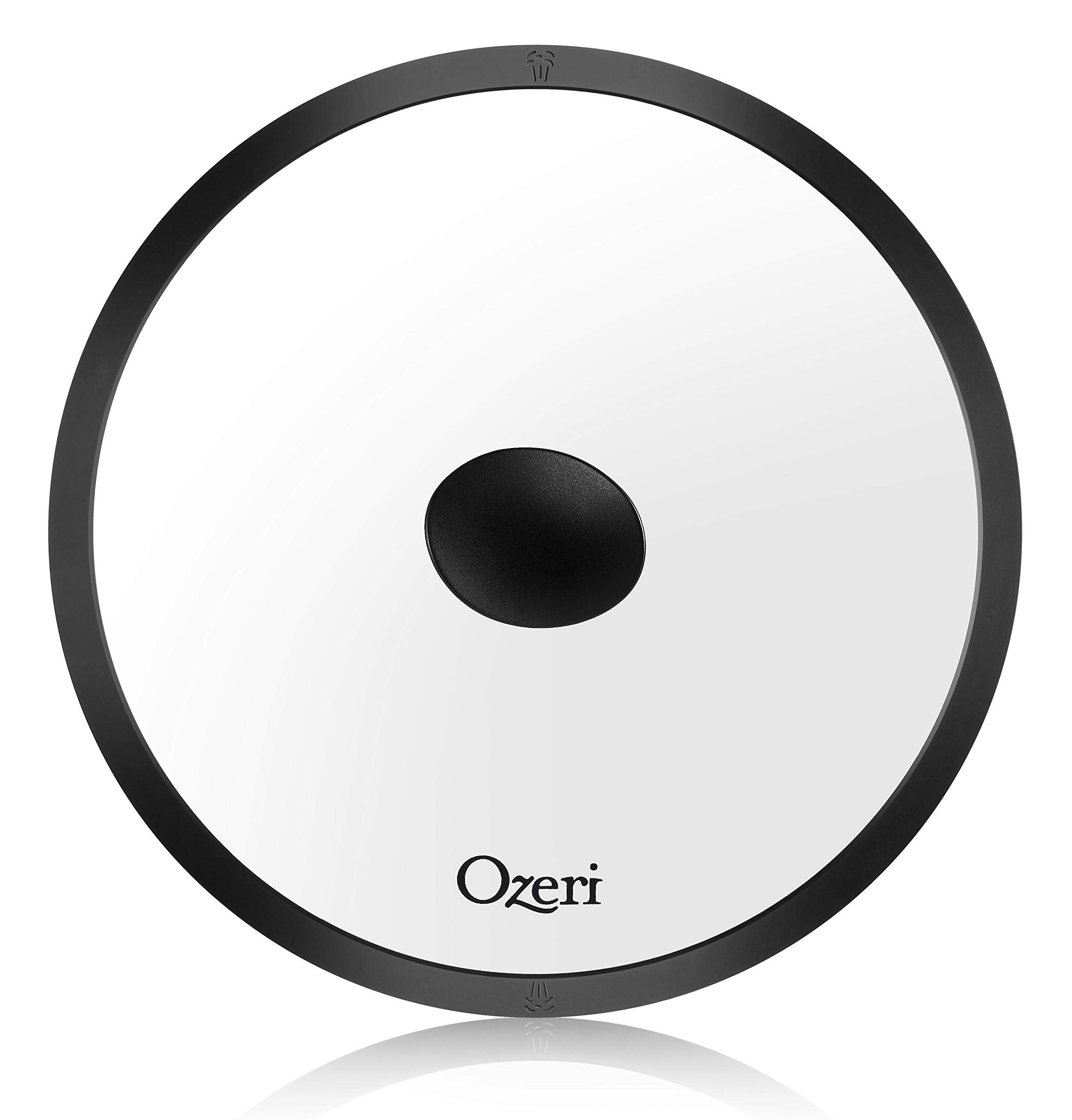 Ozeri Tempered Glass Fry Pan Lid - Shatterproof & Heat Resistant Cover for Nonstick Skillets - Perfect for Cooking, Frying & Simmering