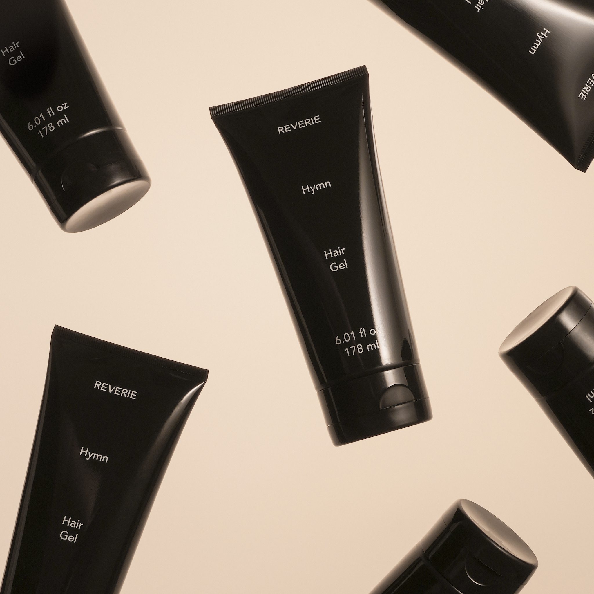 Reverie Hymn Hair Gel - Strong Hold Styling Gel for Men & Women - All Day Frizz Control & Shine - Perfect for Curly, Wavy & Straight Hair - Salon Quality Styling for Weddings, Parties & Everyday Looks