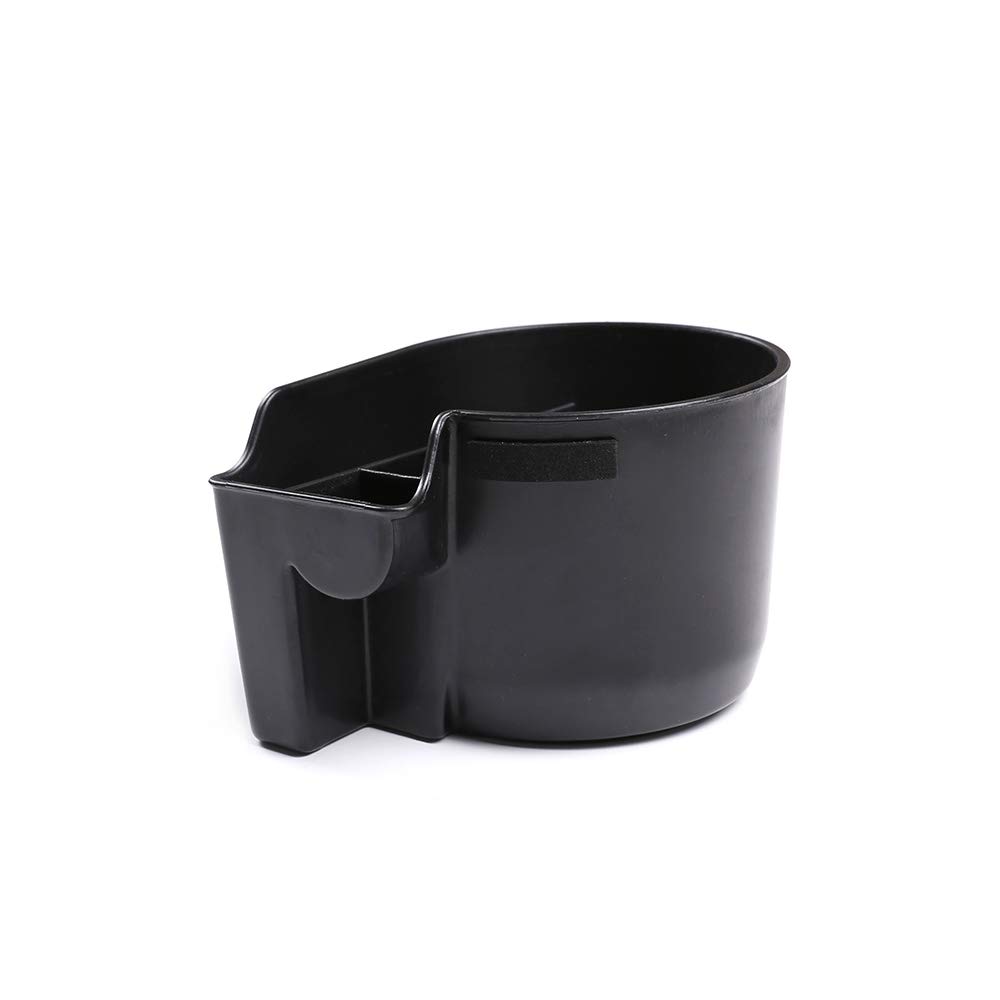 Mercedes Benz GLE Class 350 400 2020 Center Console Cup Holder Organizer - Black ABS Plastic Storage Tray for Car Accessories | Perfect for Drinks, Phones & Small Items While Driving