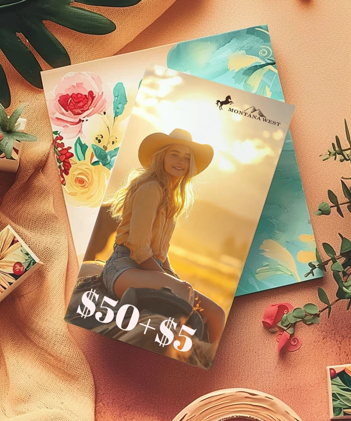 Montana West 2025 Annual Gift Card - Perfect for Birthdays, Holidays & Special Occasions | Fashion Accessories Gift Idea