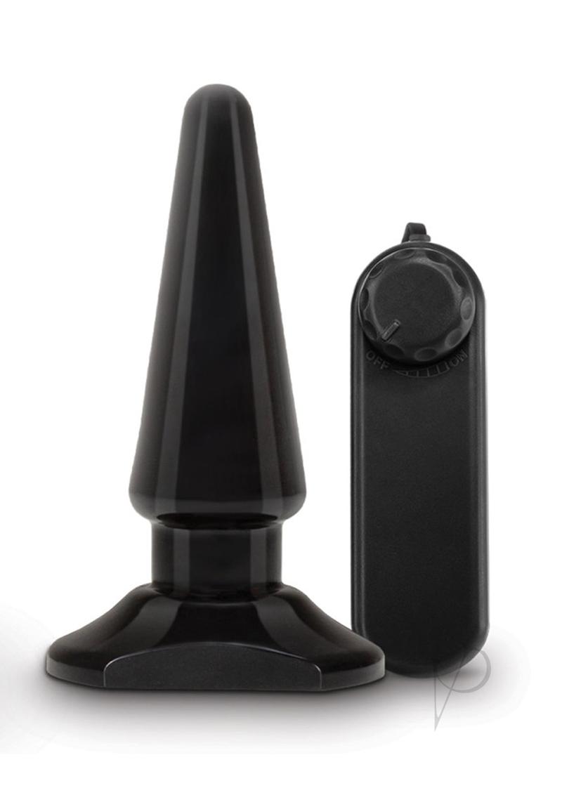Remote Control Vibrating Anal Plug - Black | Rechargeable & Waterproof Anal Pleasure Toy for Men & Women | Perfect for Couples Play & Solo Exploration