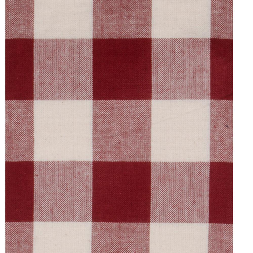 Barn Red Buttermilk Buffalo Check Kitchen Towel Set of 6 - Absorbent Cotton Dish Towels for Drying Dishes, Cleaning Countertops & Farmhouse Decor