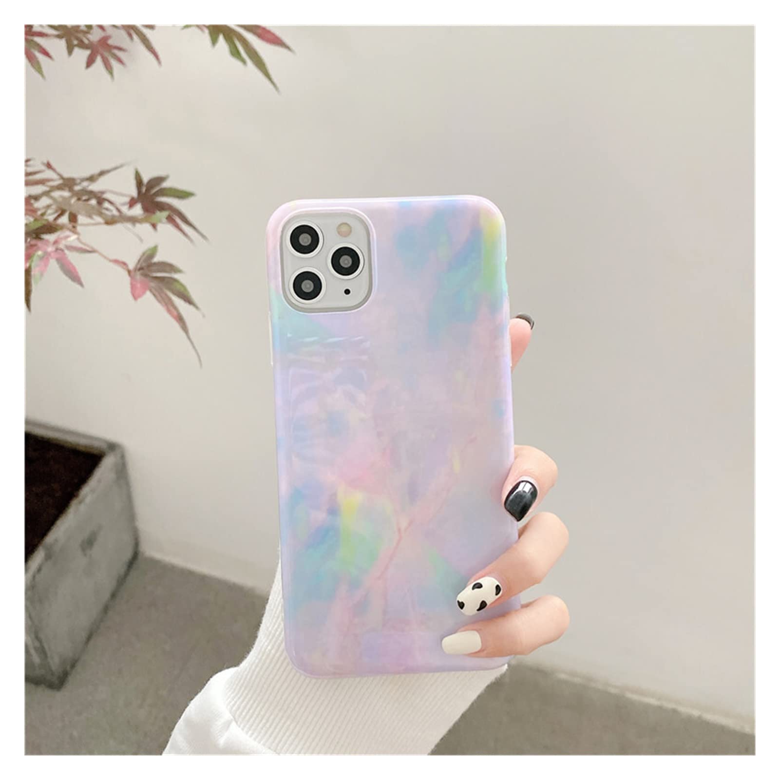 Gradient Watercolor Phone Case for iPhone 12 Mini/11 Pro Max/7/8 Plus/SE 2/X/XR/XS Max - Soft Protective Cover with Artistic Design - Perfect for Everyday Use, Travel & Gift Giving (Color: 1, Compatible with iPhone 7)