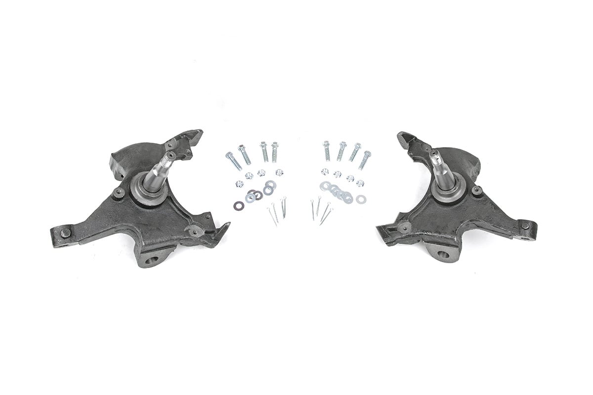 2 Inch Lowering Spindles for Chevy C1500/K1500 2WD Trucks (1988-1999) - Heavy Duty Suspension Upgrade | Perfect for Improved Handling & Lowered Ride Height